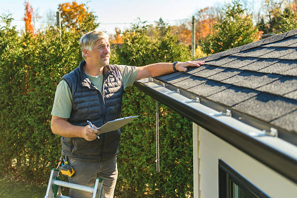 Professional Roof Repair technician working in Rush, NY